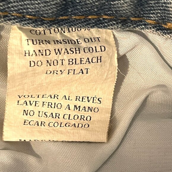 Kiwi Straight Fit Cut Out Rhinestone Rebel Bling Jeans Size Small New with Tags - Picture 10 of 16